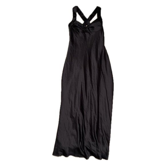 Calvin Klein Black Dress Evening Gown Women's Size 10P - Picture 2 of 10